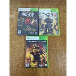 Gears Of War 1,2,3 + Judgement Bundle Lot‎ (Xbox 360) Tested